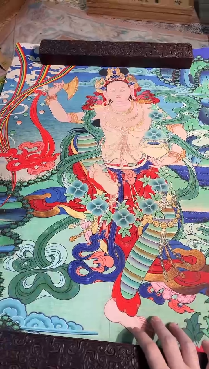 卷轴画路路的唐卡tk160