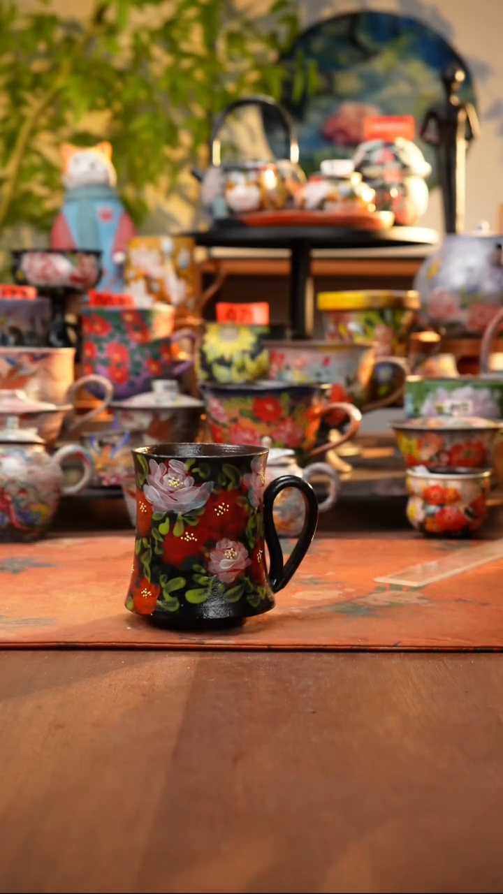 瓷片景德镇手工手绘817