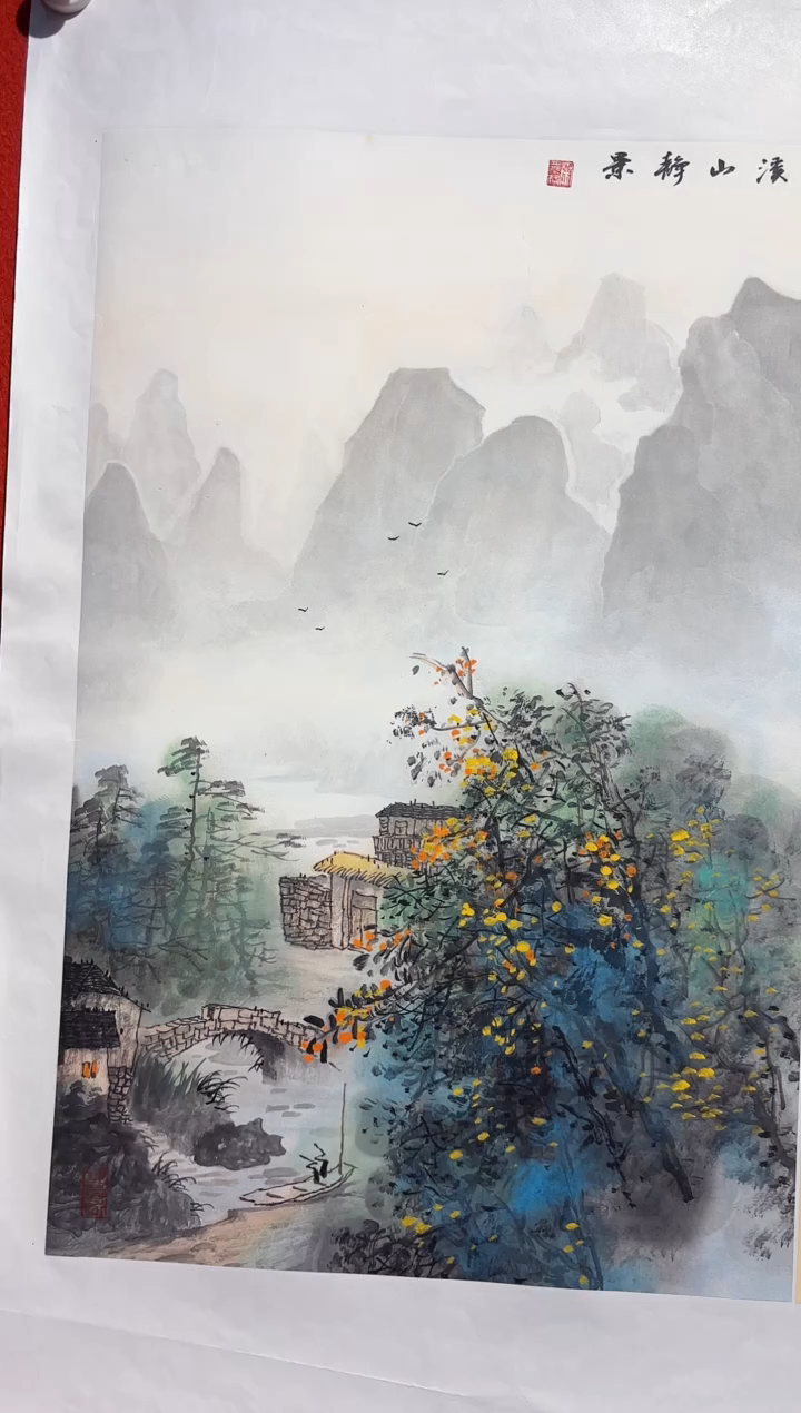 国画秦燕格国画手绘作品Y22