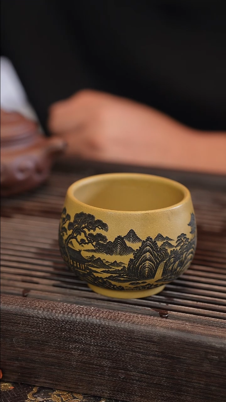 茶壶紫砂原矿手工制作杯子