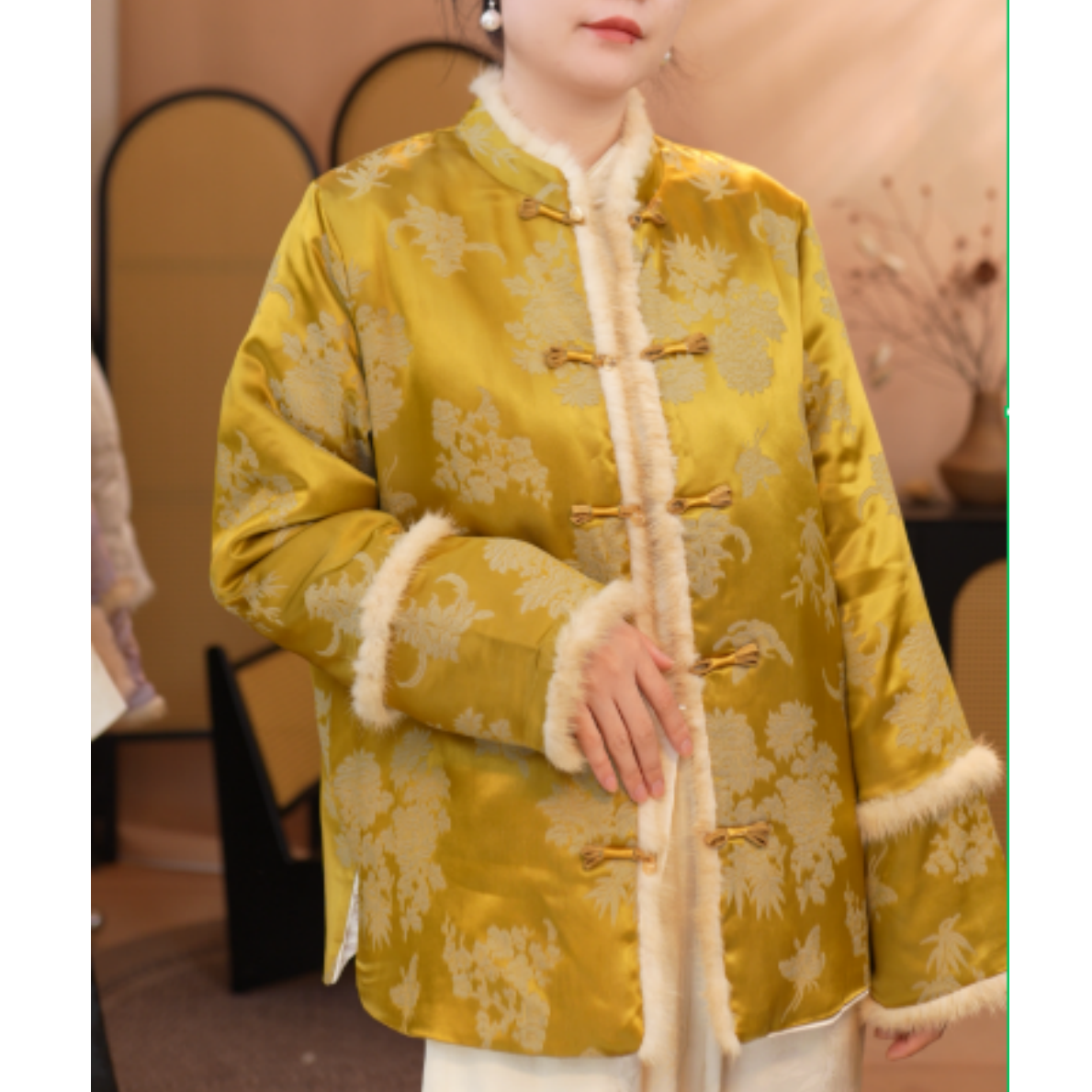 品优-浮生｜2024新中式国风改良女气质新版加厚外套2024D0020-沐沐