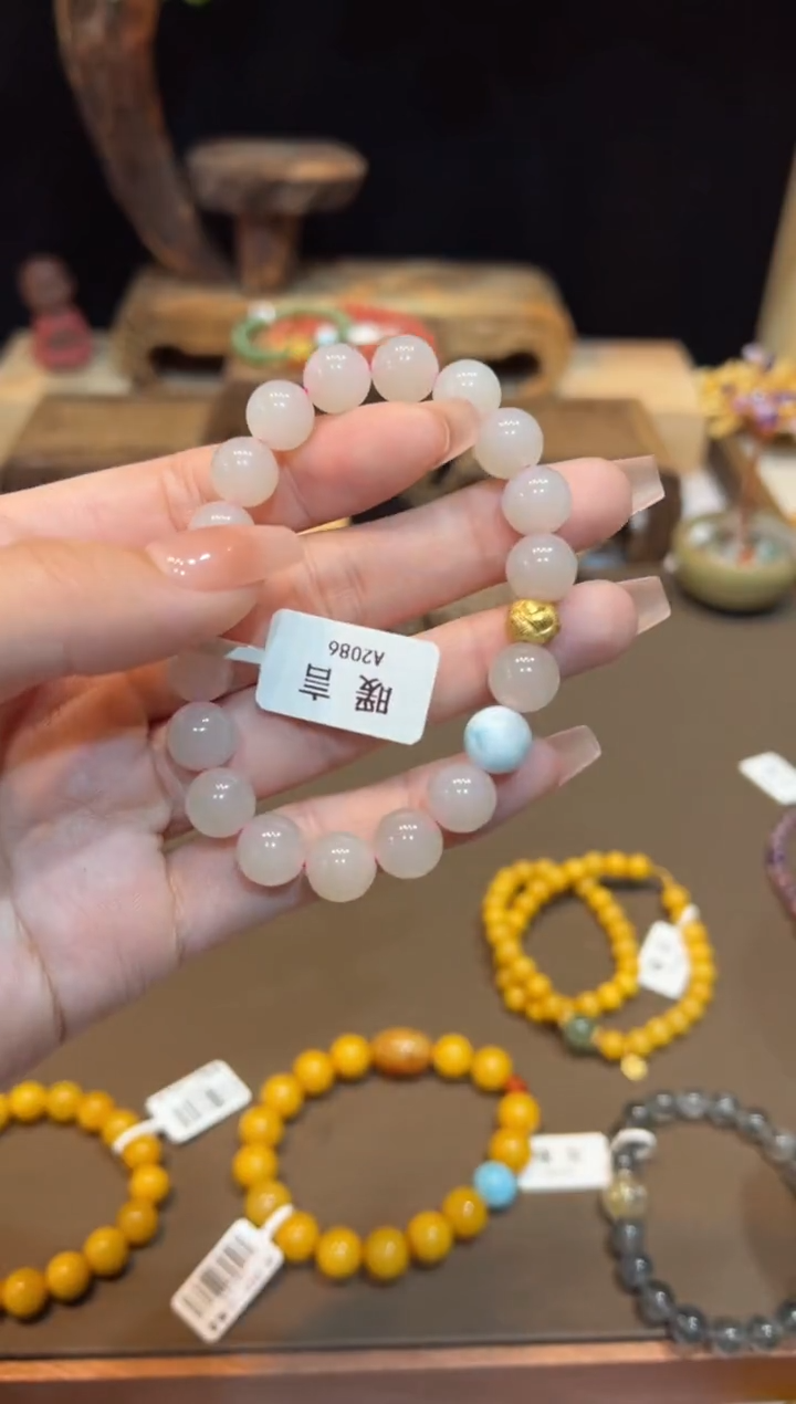 【闪购商品】和田玉手饰银S925镶嵌手饰@@A2086