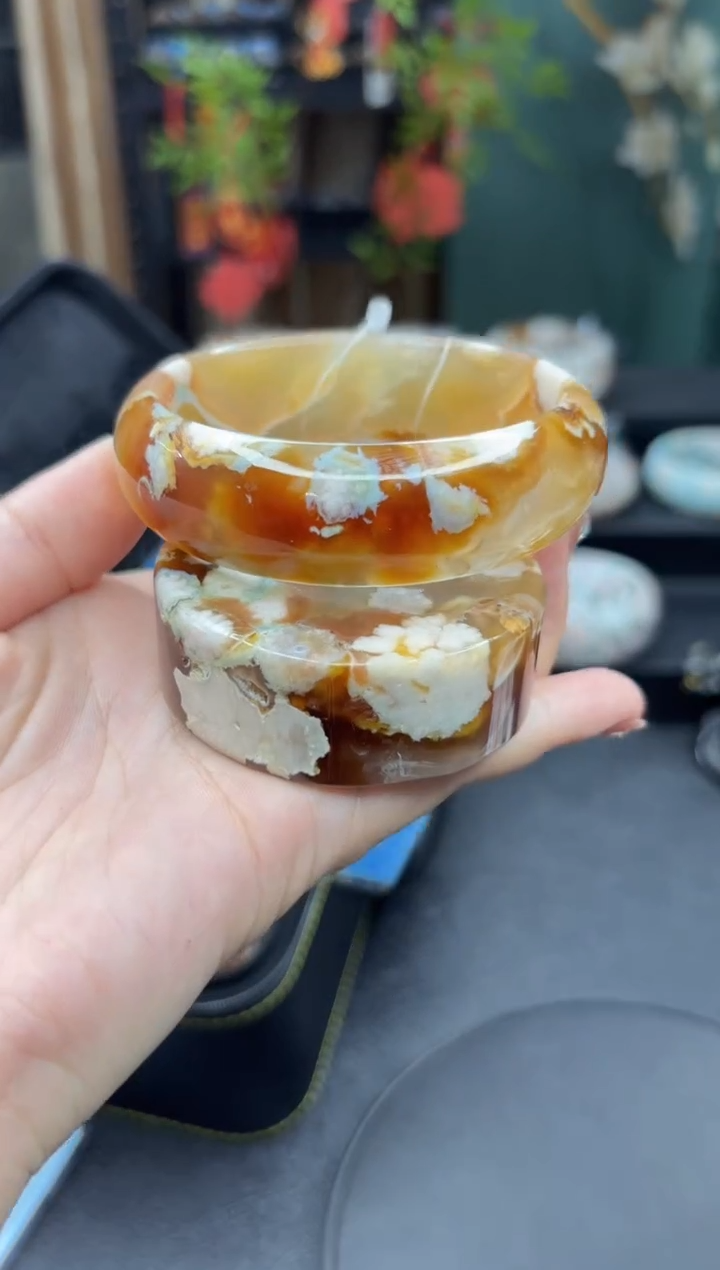 【闪购商品】石英质玉手镯未镶嵌2122（63圈赠送镯心）