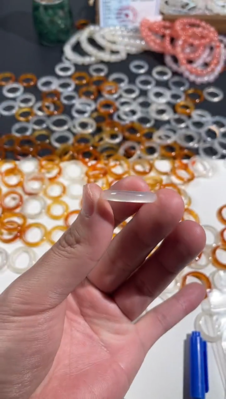 【闪购商品】玛瑙/玉髓戒指未镶嵌128