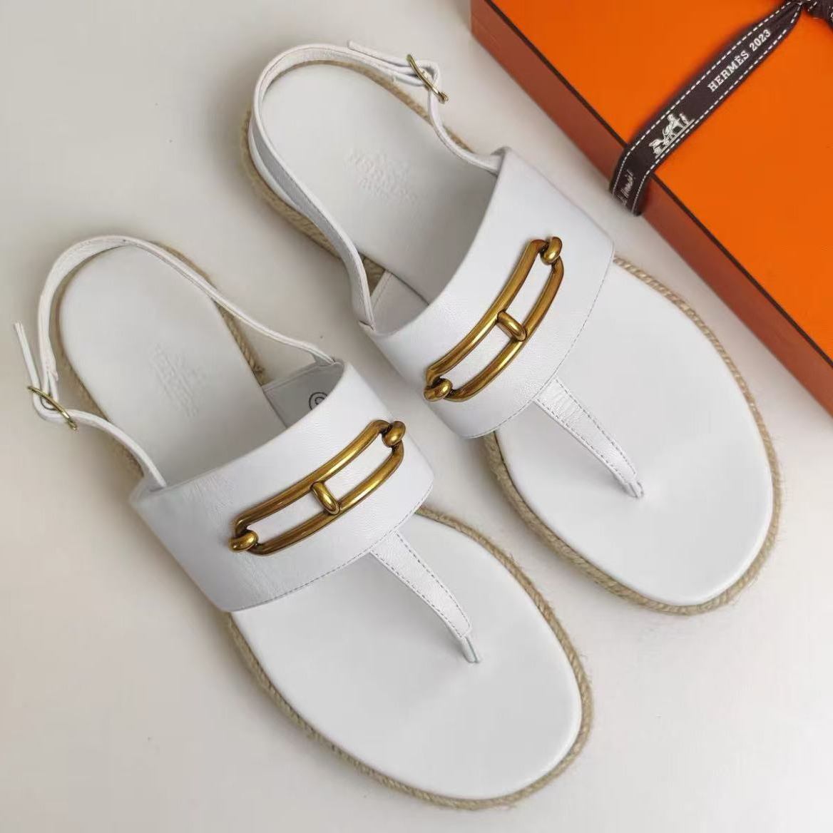 99新 Hermes/爱马仕 双双臻选/vv02104/爱马仕凉鞋/37码 