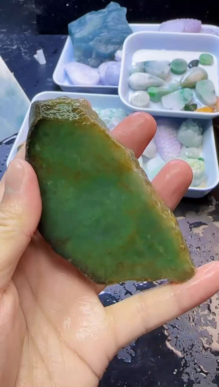 颈饰未镶嵌翡翠040天然A货翡翠