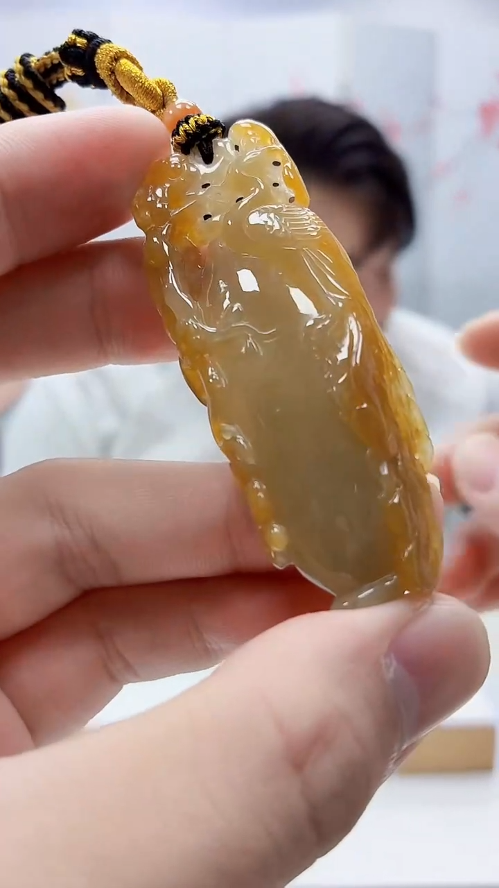 未镶嵌定制翡翠 5060bb-毛货挂件77