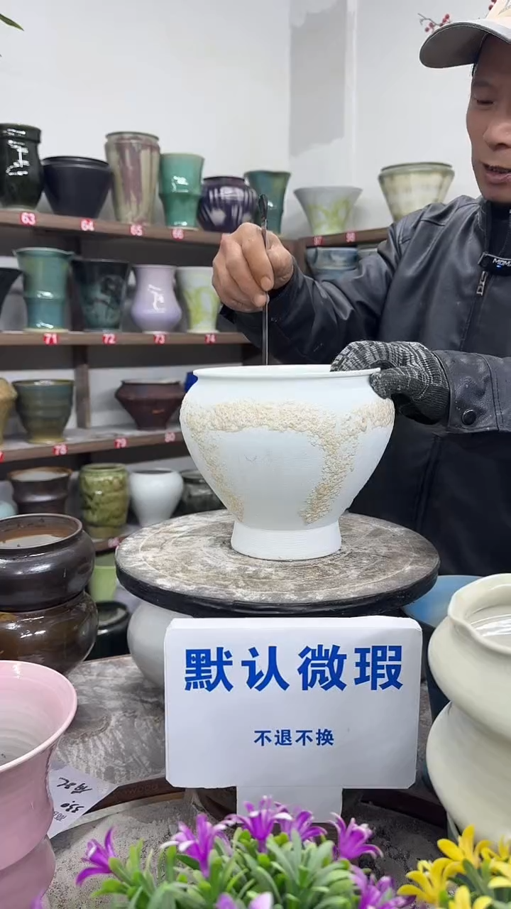 1-4-高17口15瑕-花盆