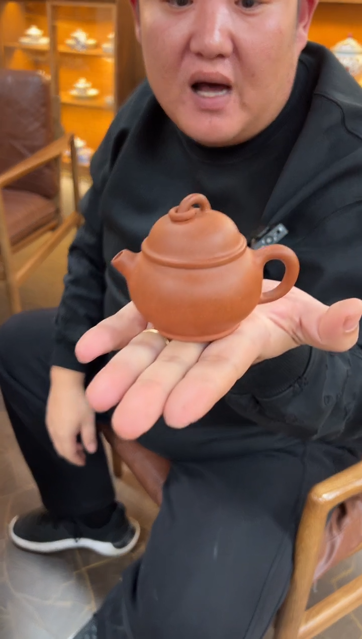 【闪购商品】紫砂茶壶【头哥手工壶】文旦降坡泥