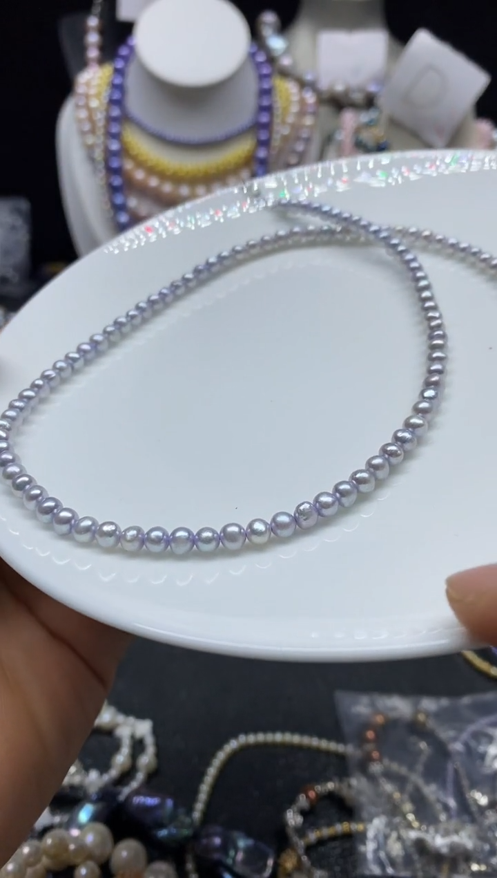 淡水珍珠未镶嵌颈饰多人