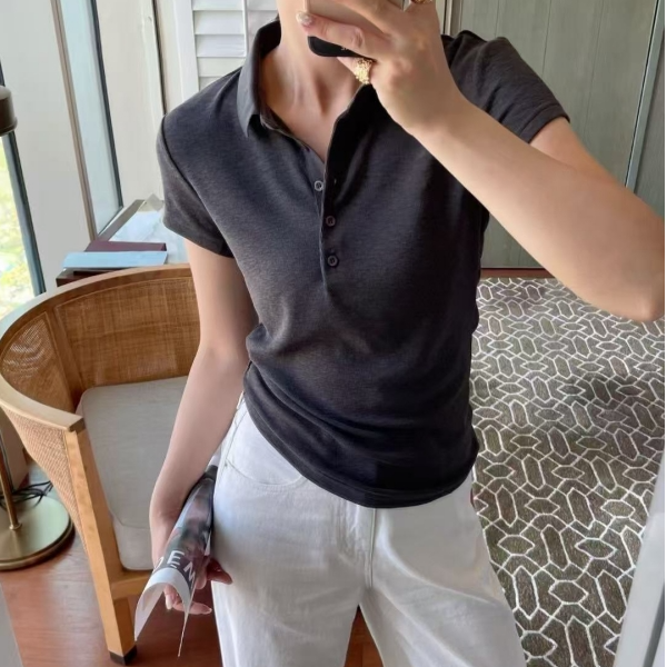 New Merry2025新款黑短袖时尚潮流百搭款女