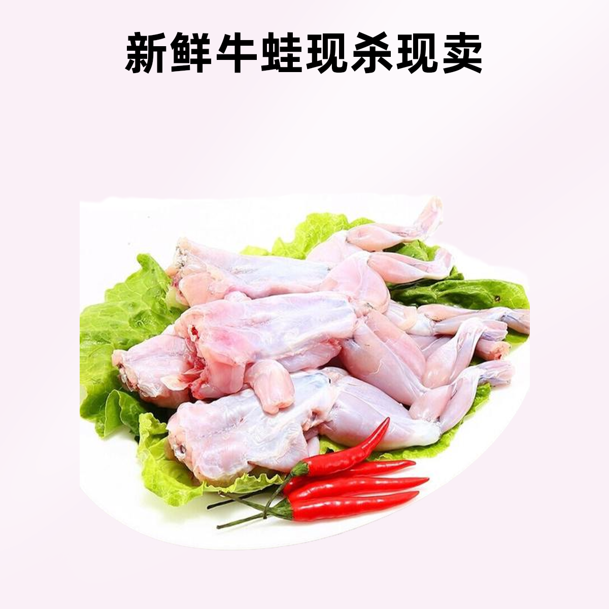 新鲜牛蛙   约500g（默认宰杀）