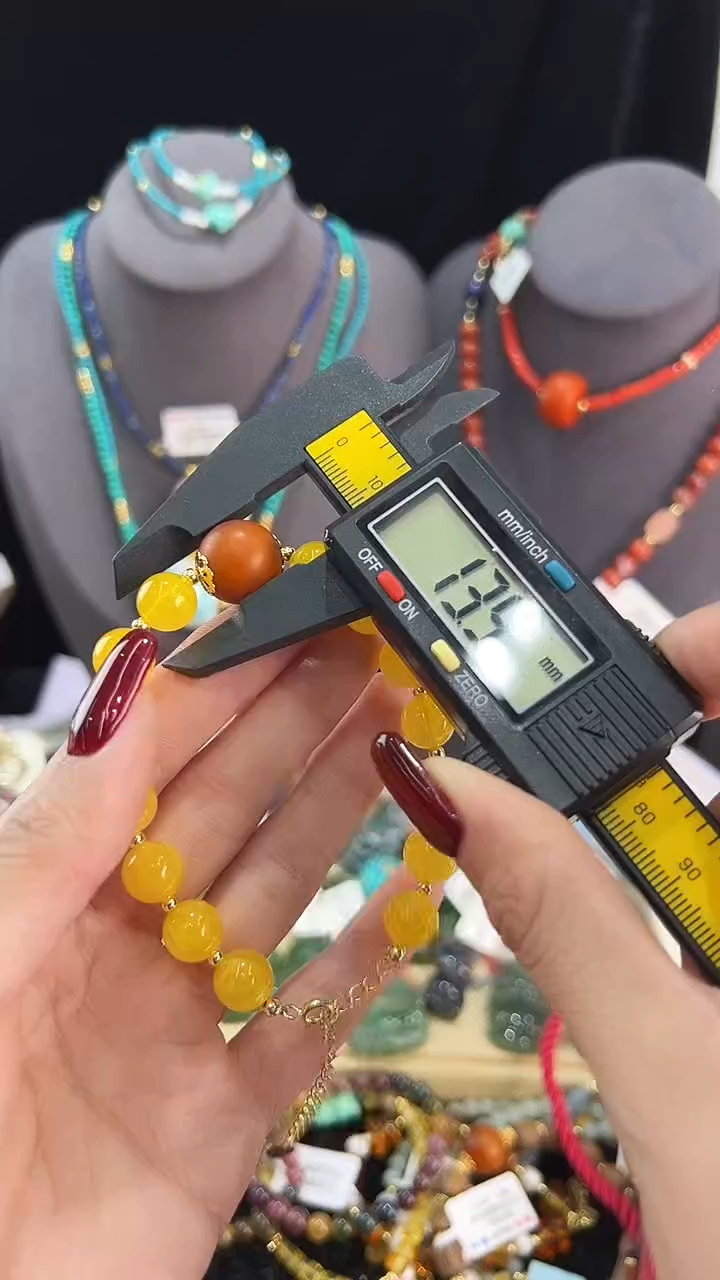 【闪购商品】琥珀手链银S925镶嵌手串