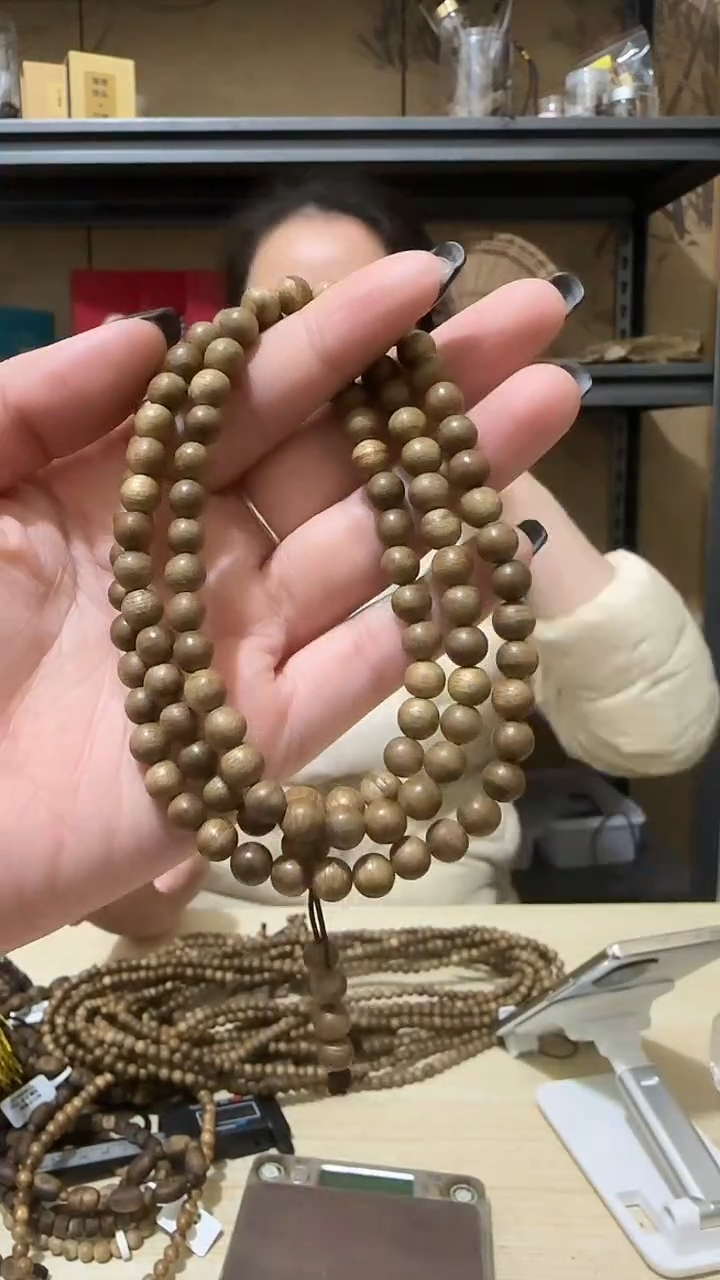 【闪购商品】沉香手串3号马来西亚西马圆珠多圈多样性一条卡6