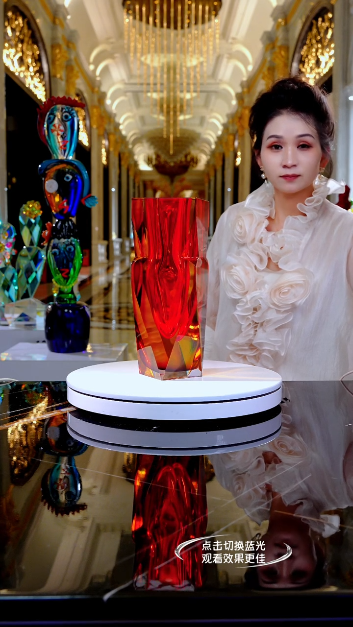 摆件琉璃YB02357艺术花器