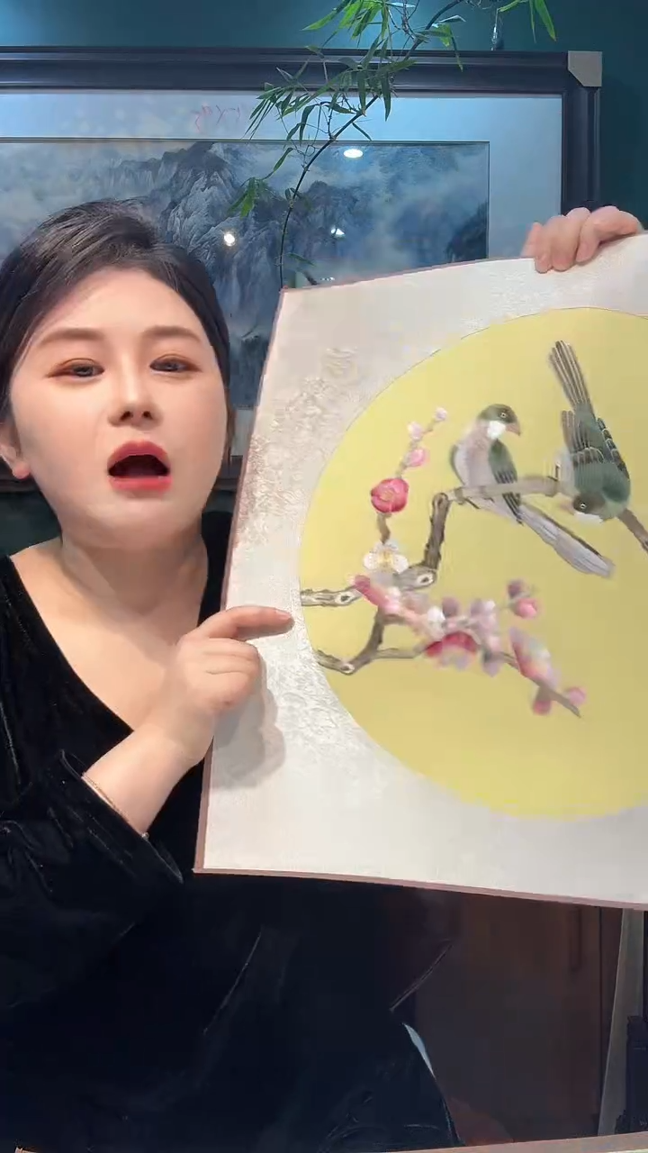 横款非遗苏绣手工刺绣软裱