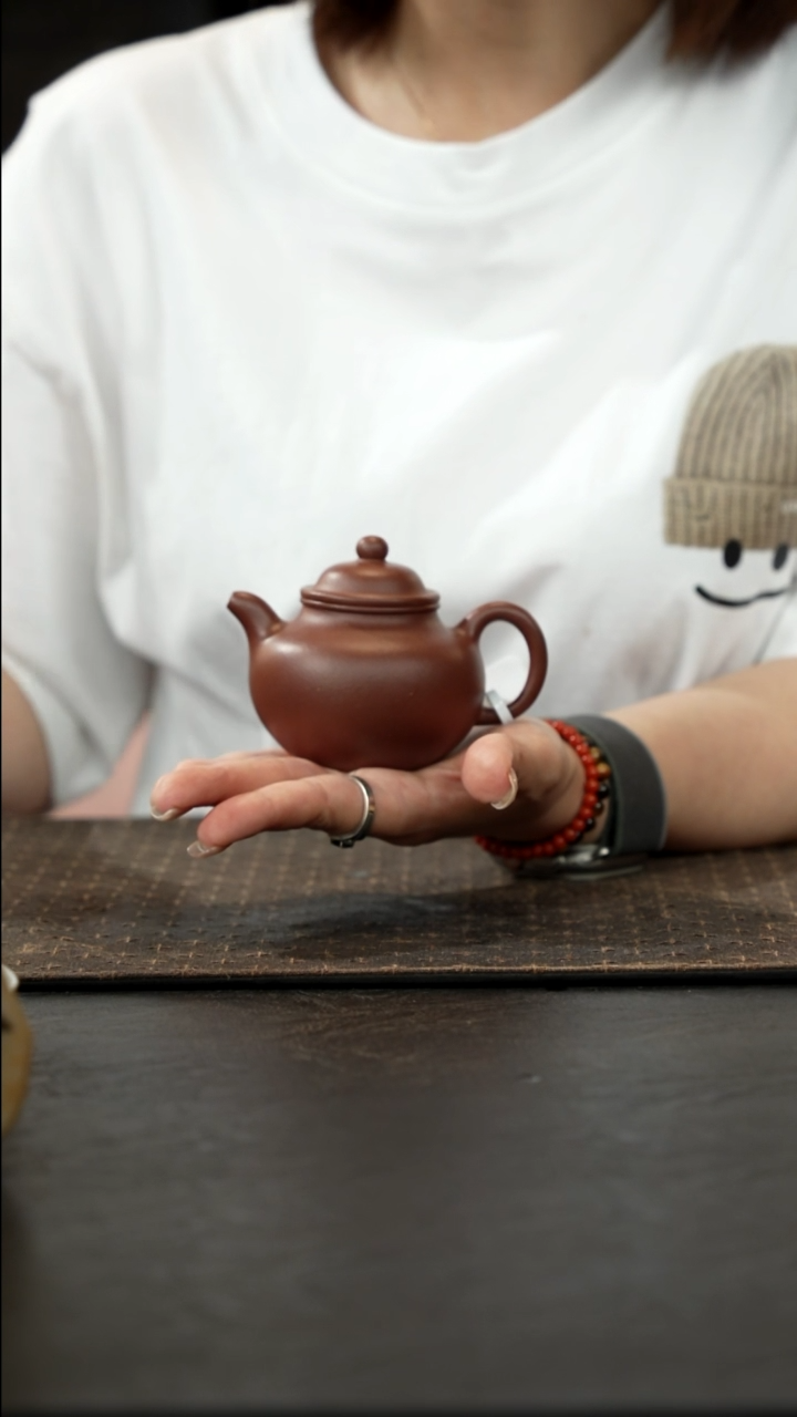 茶壶紫砂底槽清掇球150cc