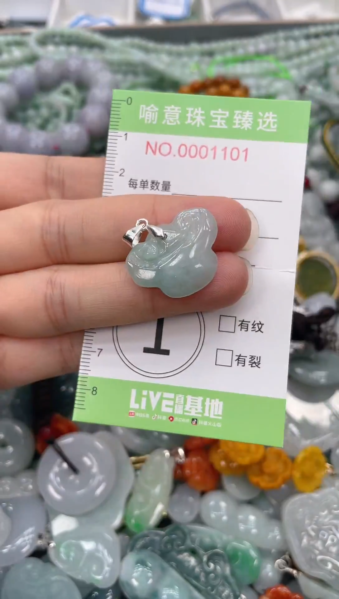 颈饰未镶嵌翡翠004