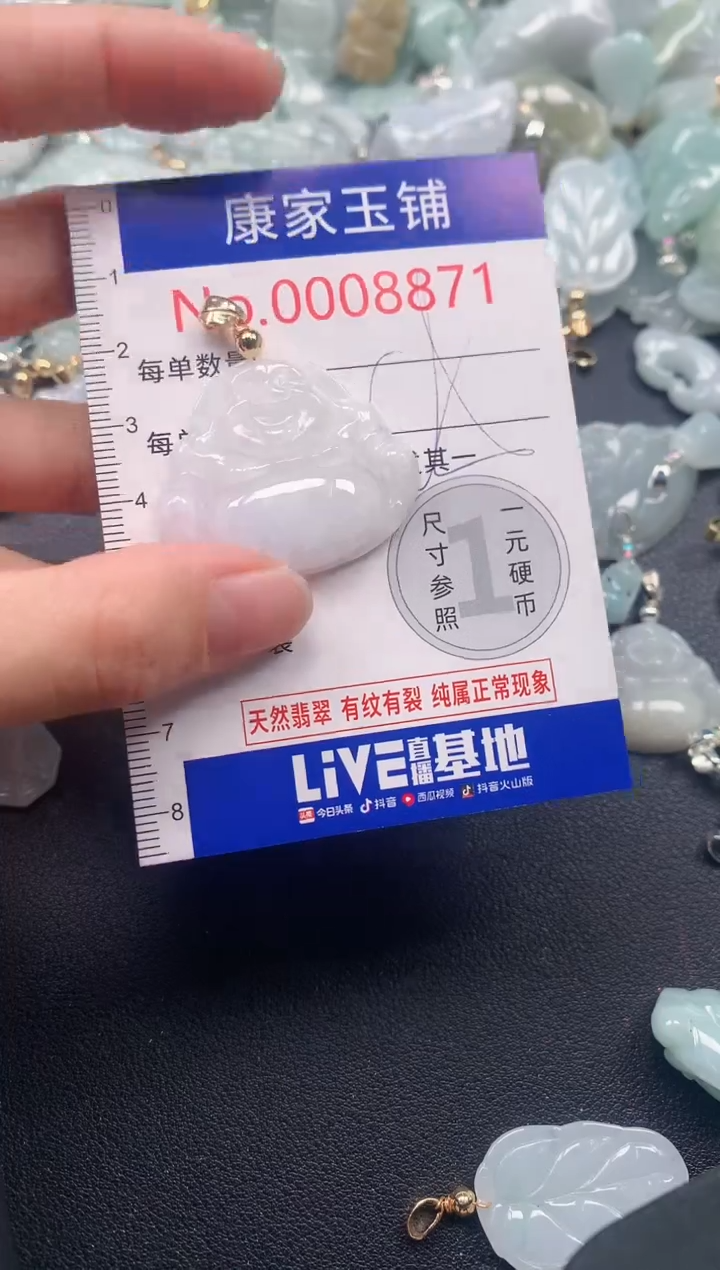 颈饰未镶嵌翡翠8871
