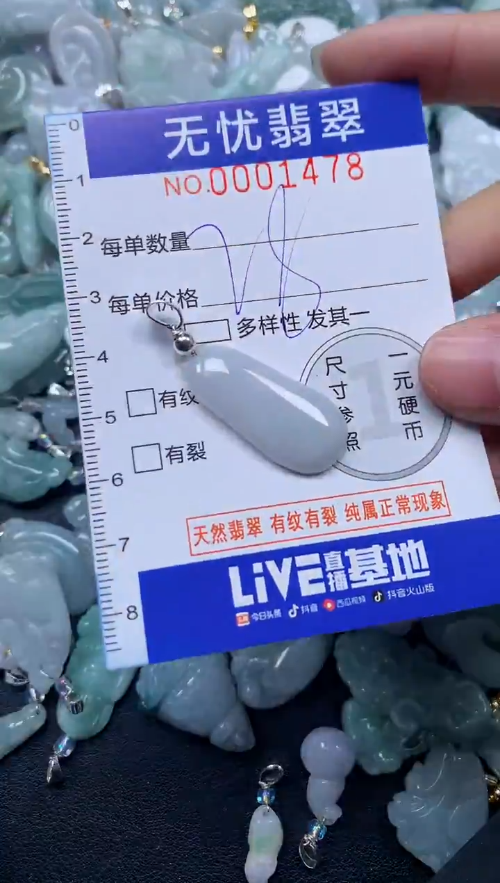 颈饰未镶嵌翡翠1478