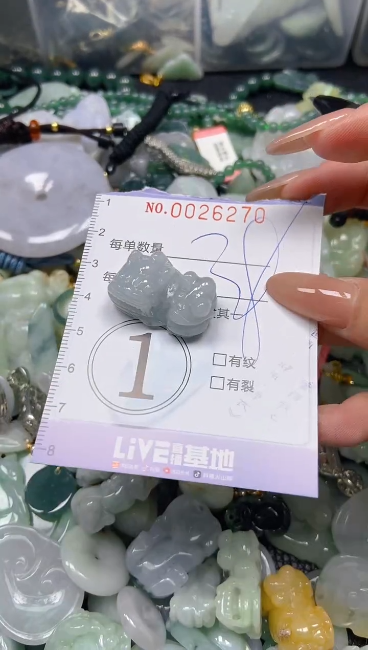 【闪购商品】翡翠颈饰未镶嵌闪购0026270