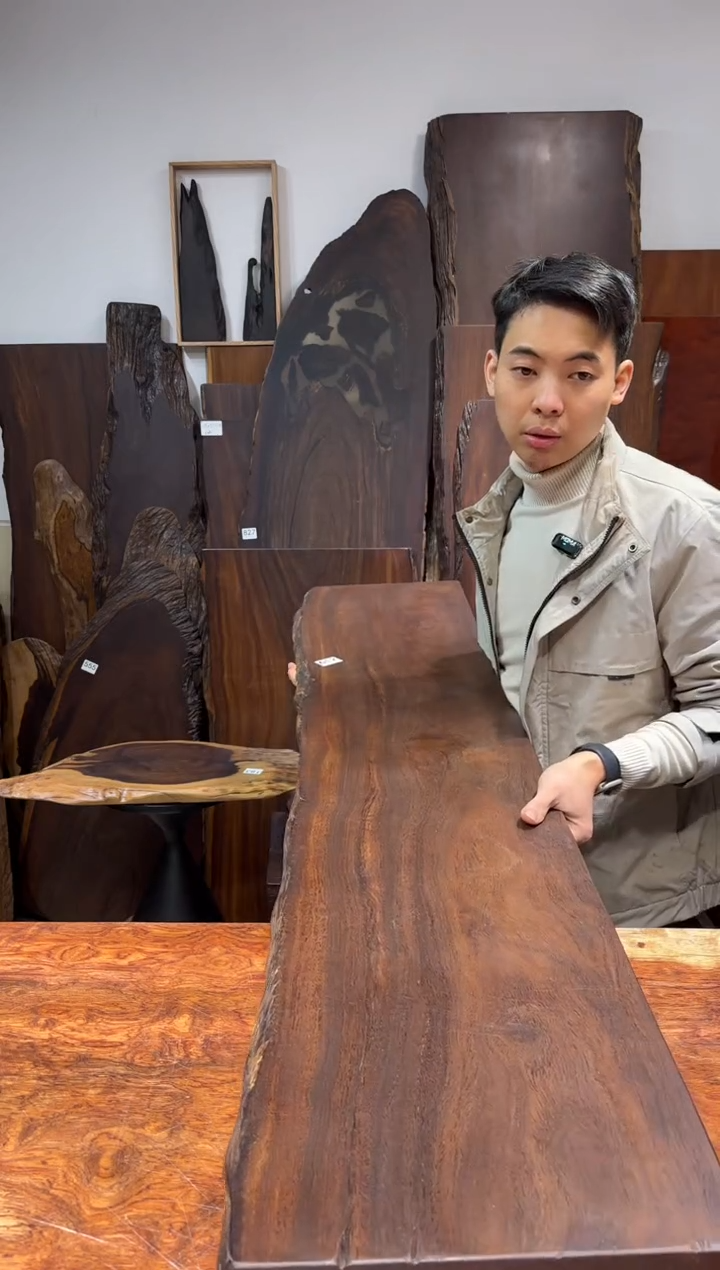 风车木（黑檀木）尺寸161*33*2.7编号612