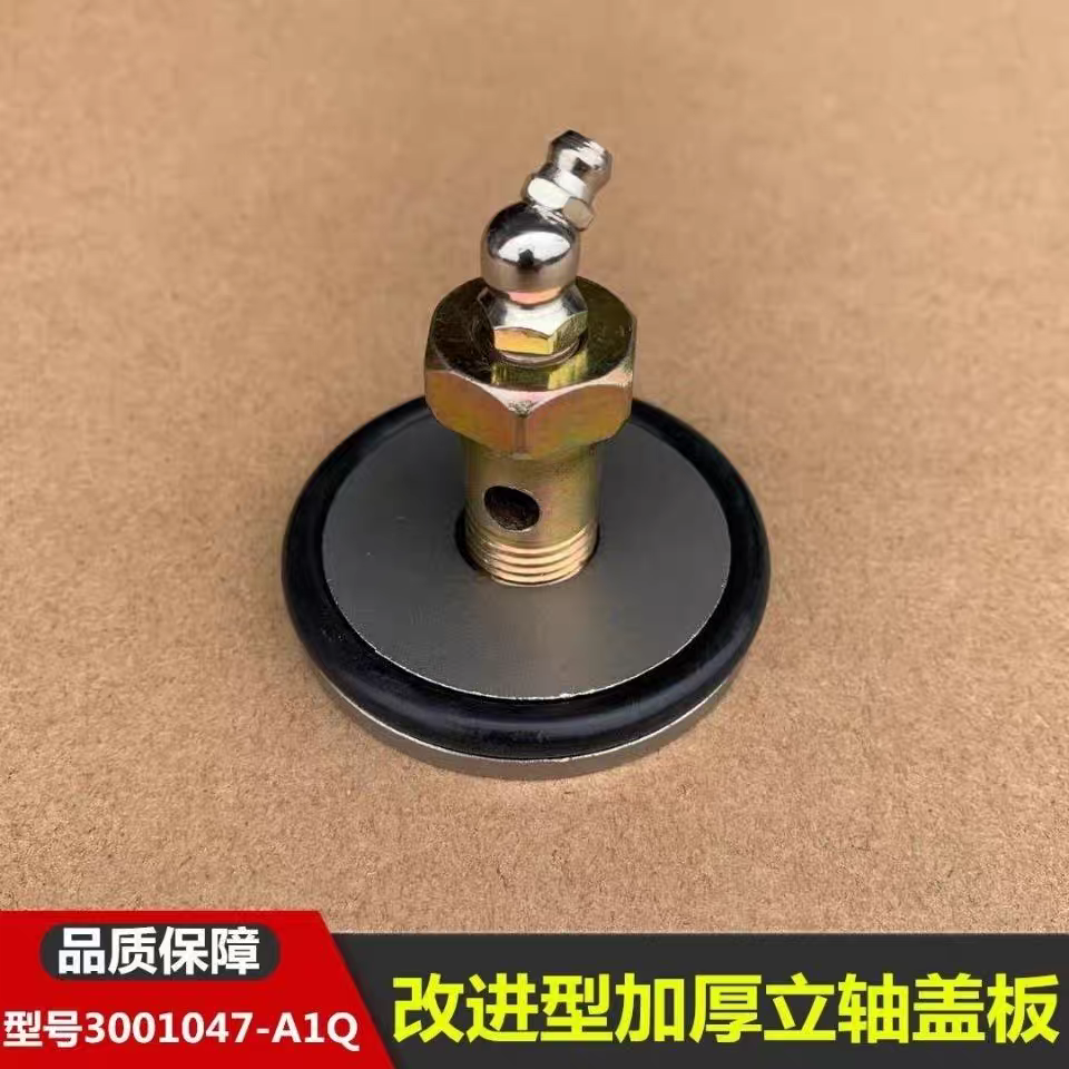 适用于东风天龙153天锦145大力神460主销铁油封立轴堵盖羊角盖板