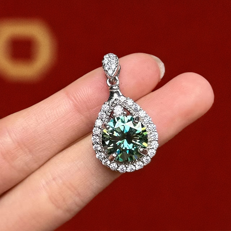  阿鲁沙-矿区高订气质925镀金女神吊坠784