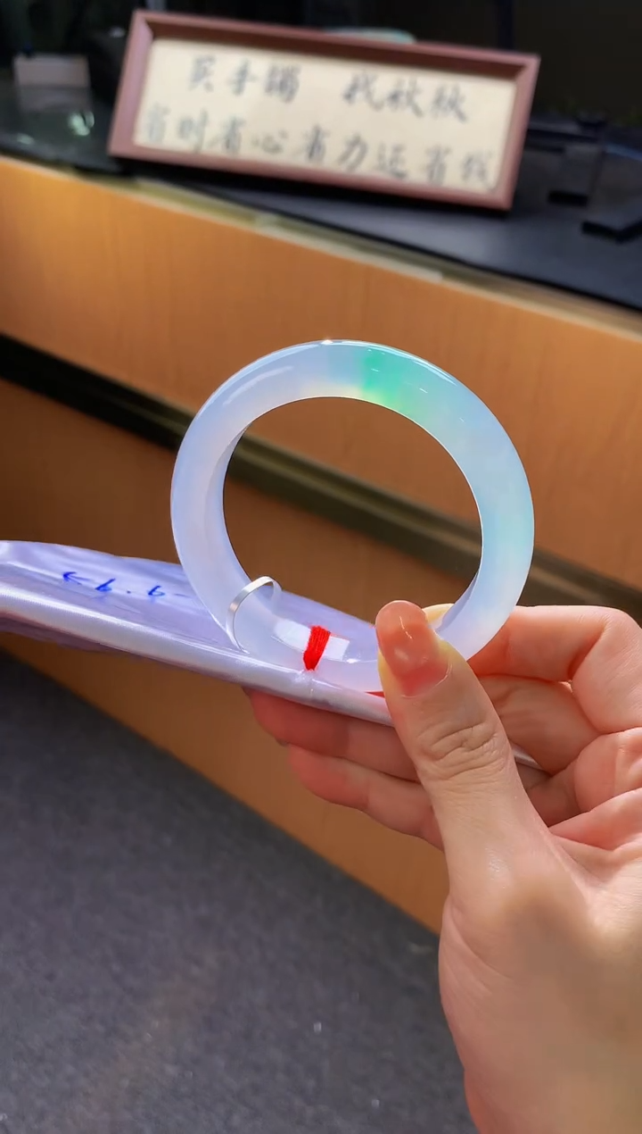 未镶嵌手镯翡翠-F7 圈口 56.6全款76万 定金2万