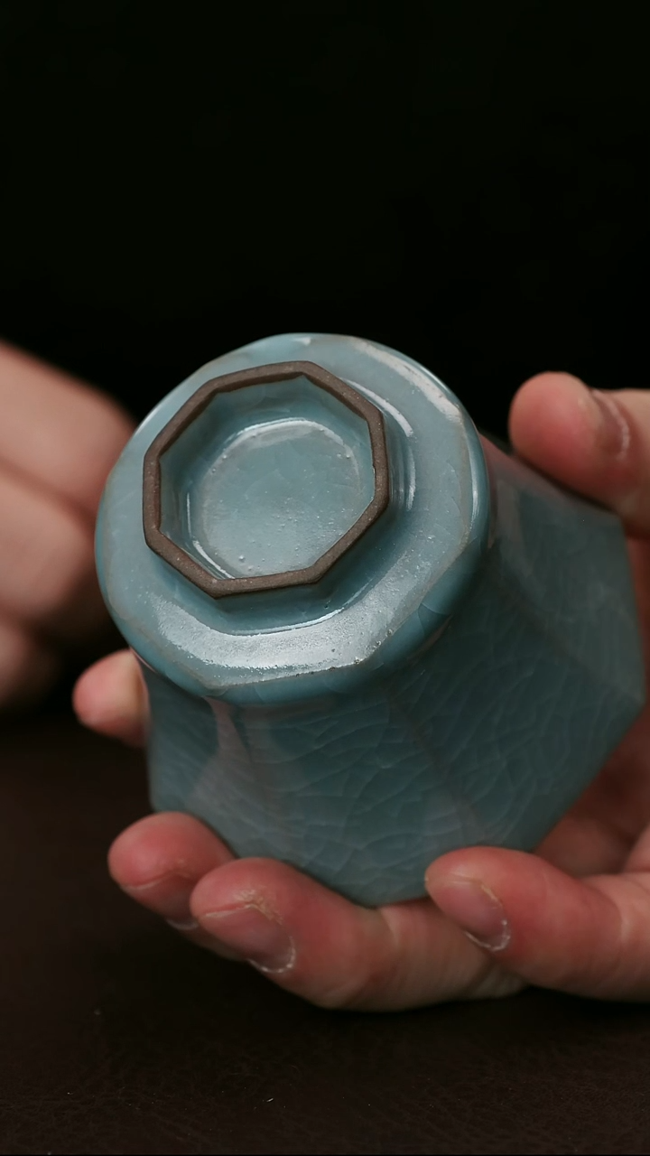 其他等***来汝官窑微瑕八方杯20