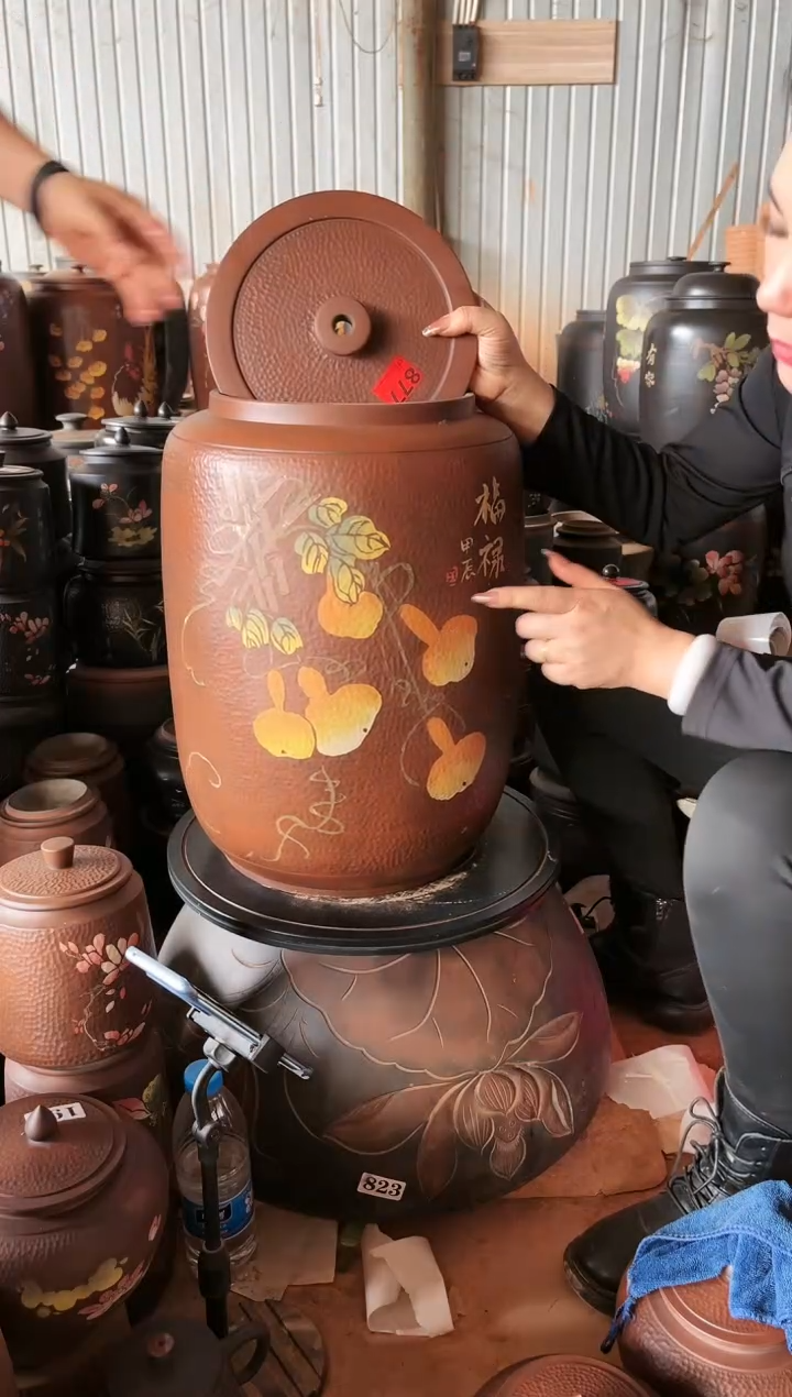 【闪购商品】壶完品 水缸 877 古铜色 35升