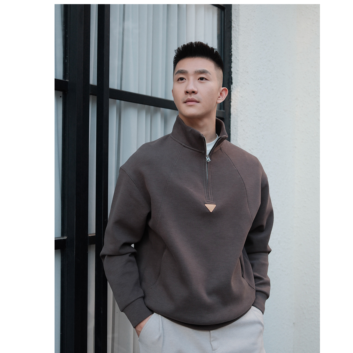 DONNY【棉+羊毛卫衣】 冬季新品宽松上衣 触感柔软