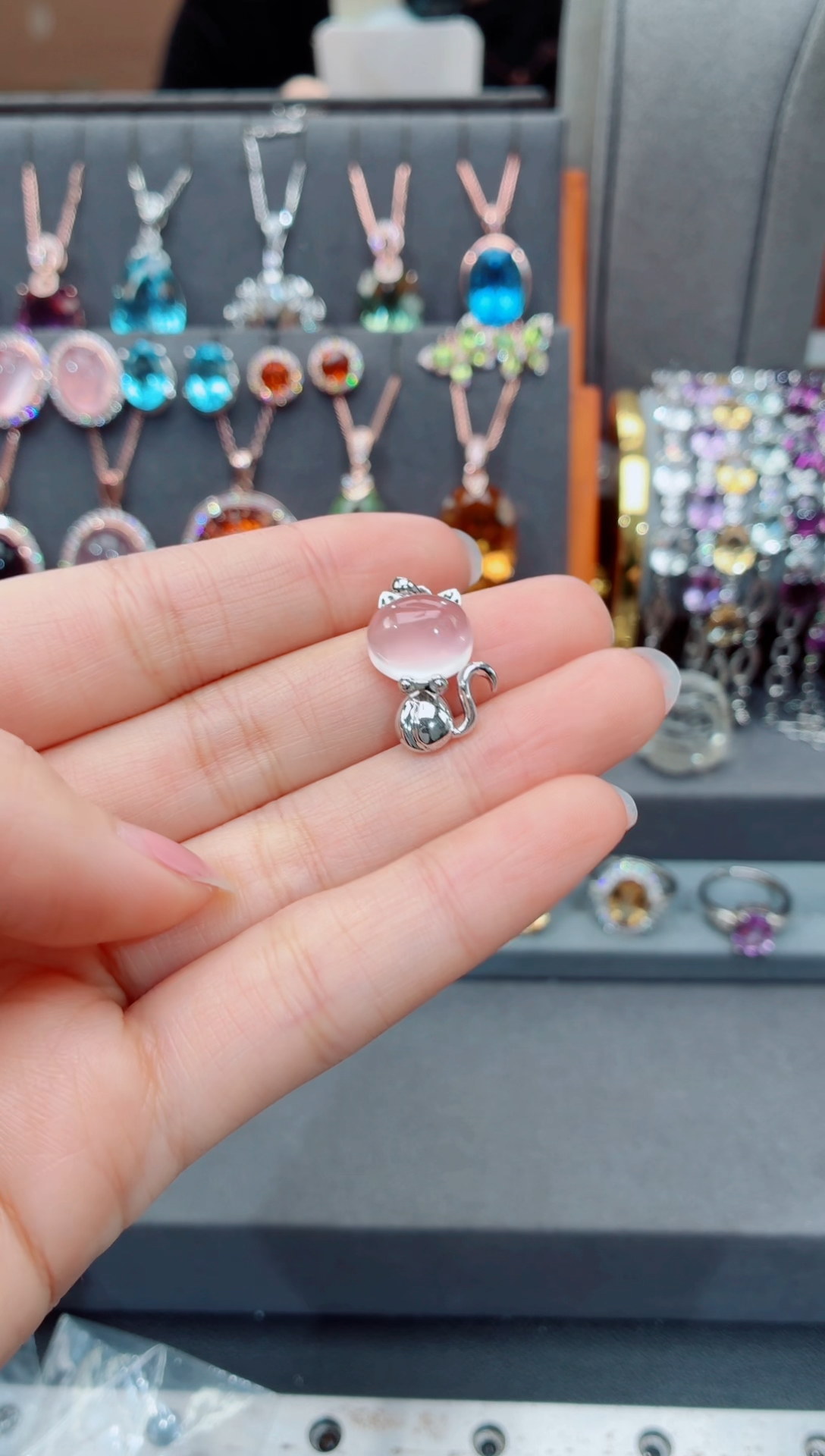 吊坠(不含链)银S925镶嵌水晶D***孟水晶吊坠