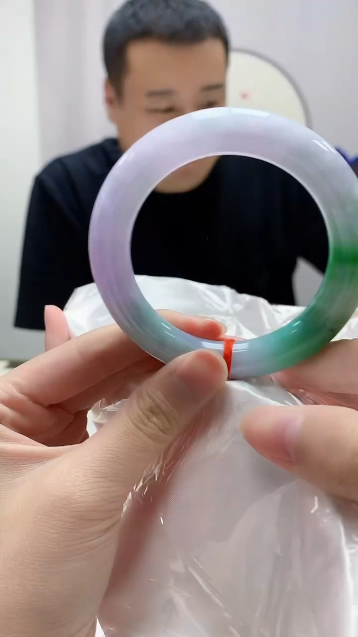 定制翡翠未镶嵌4898zm-毛货手镯（57圈）261