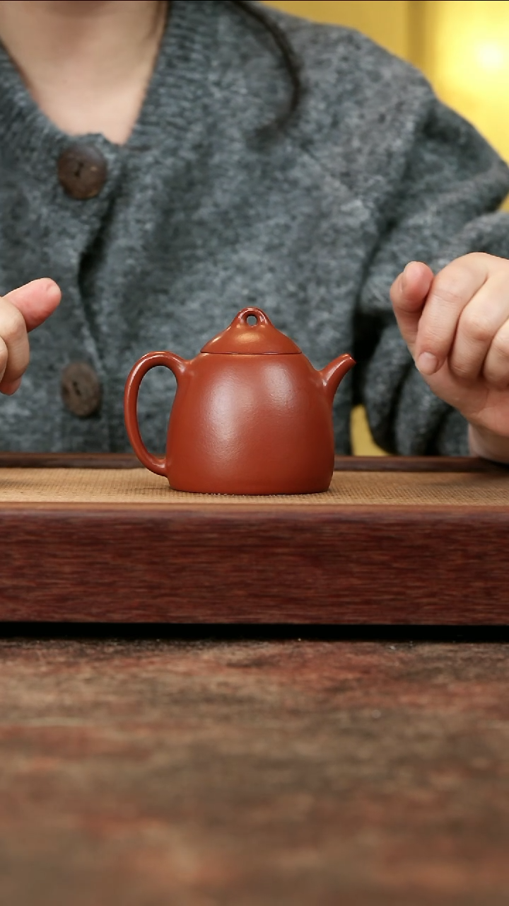 【闪购商品】紫砂茶壶李丹朱泥高秦权