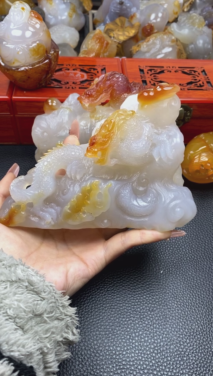 【闪购商品】玛瑙/玉髓摆件未镶嵌00