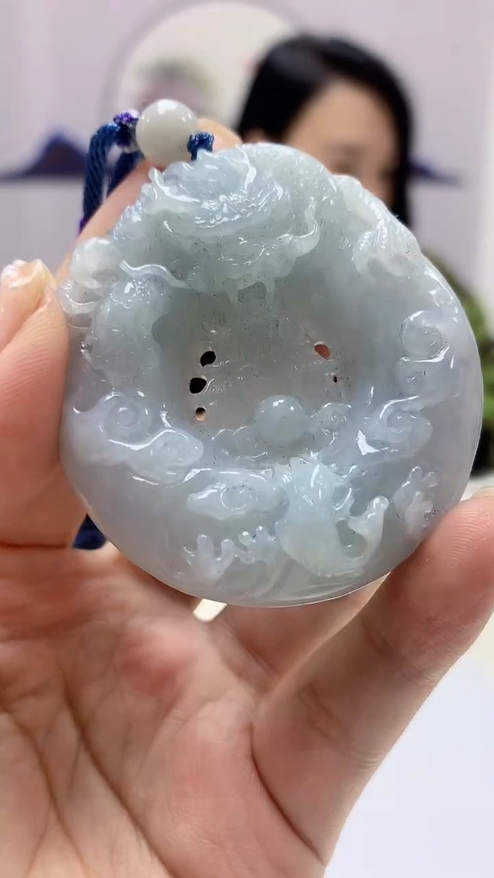 【闪购商品】定制翡翠未镶嵌3123ms-毛货挂件35