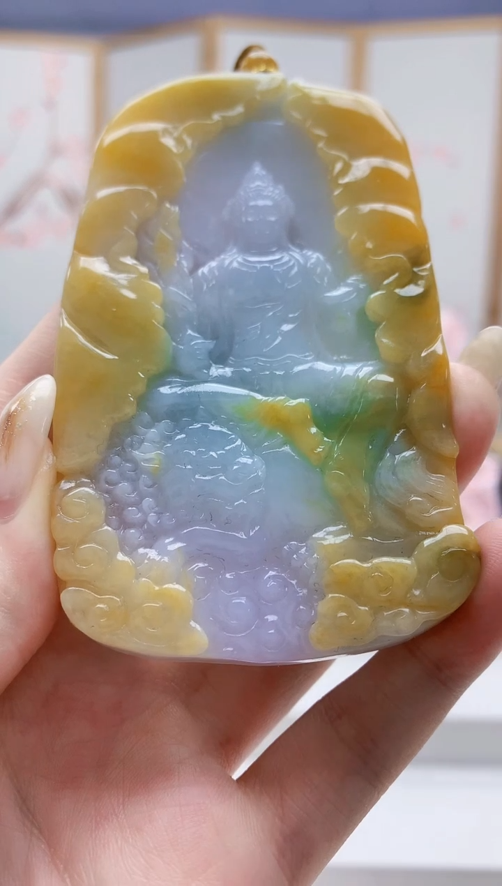 未镶嵌定制翡翠4812jw-毛货挂件15