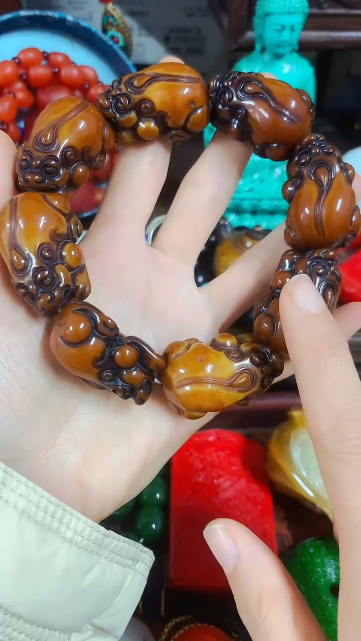 【闪购商品】蜜蜡手串未镶嵌主播推荐主播推荐