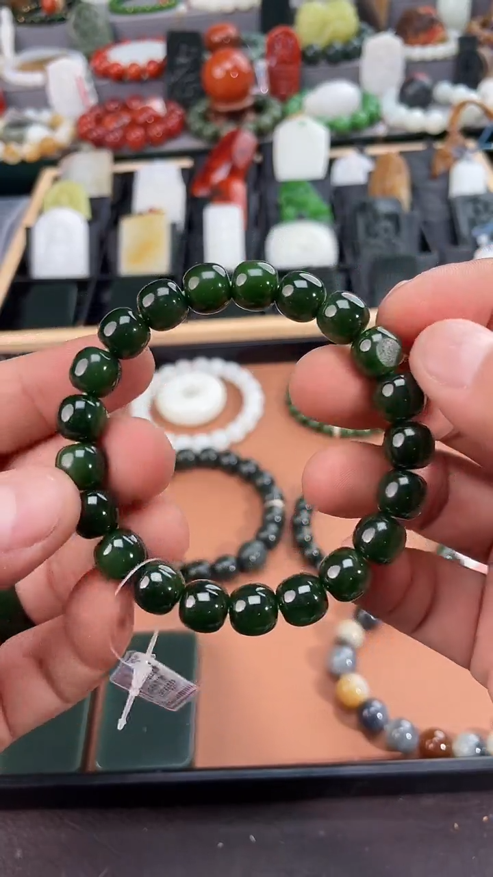 手串未镶嵌和田玉多样性发一件THTY6528
