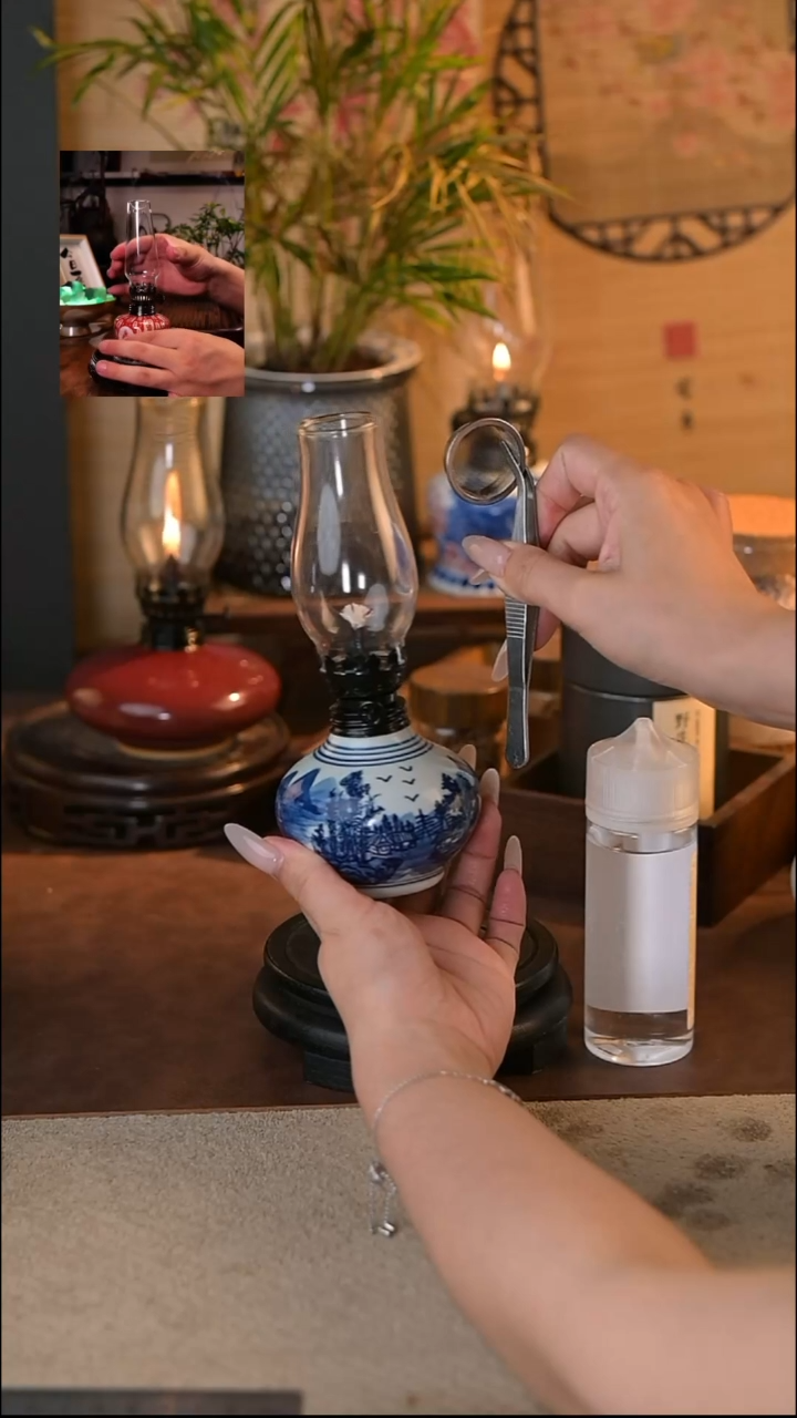 景德镇陶瓷香薰灯摆件
