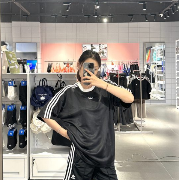 ADIDAS ADICOLORJACQUARDJERSEY休闲运动短袖圆领球衣 JW5876