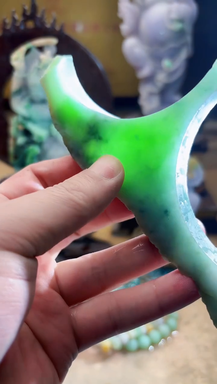 未镶嵌挂件翡翠A货张麦9795