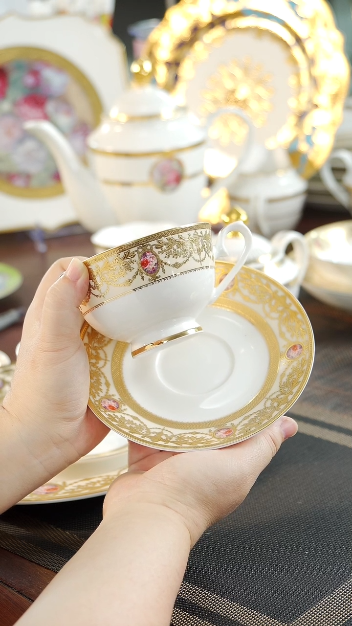 【闪购商品】瓷片200cc咖啡杯碟 福利价