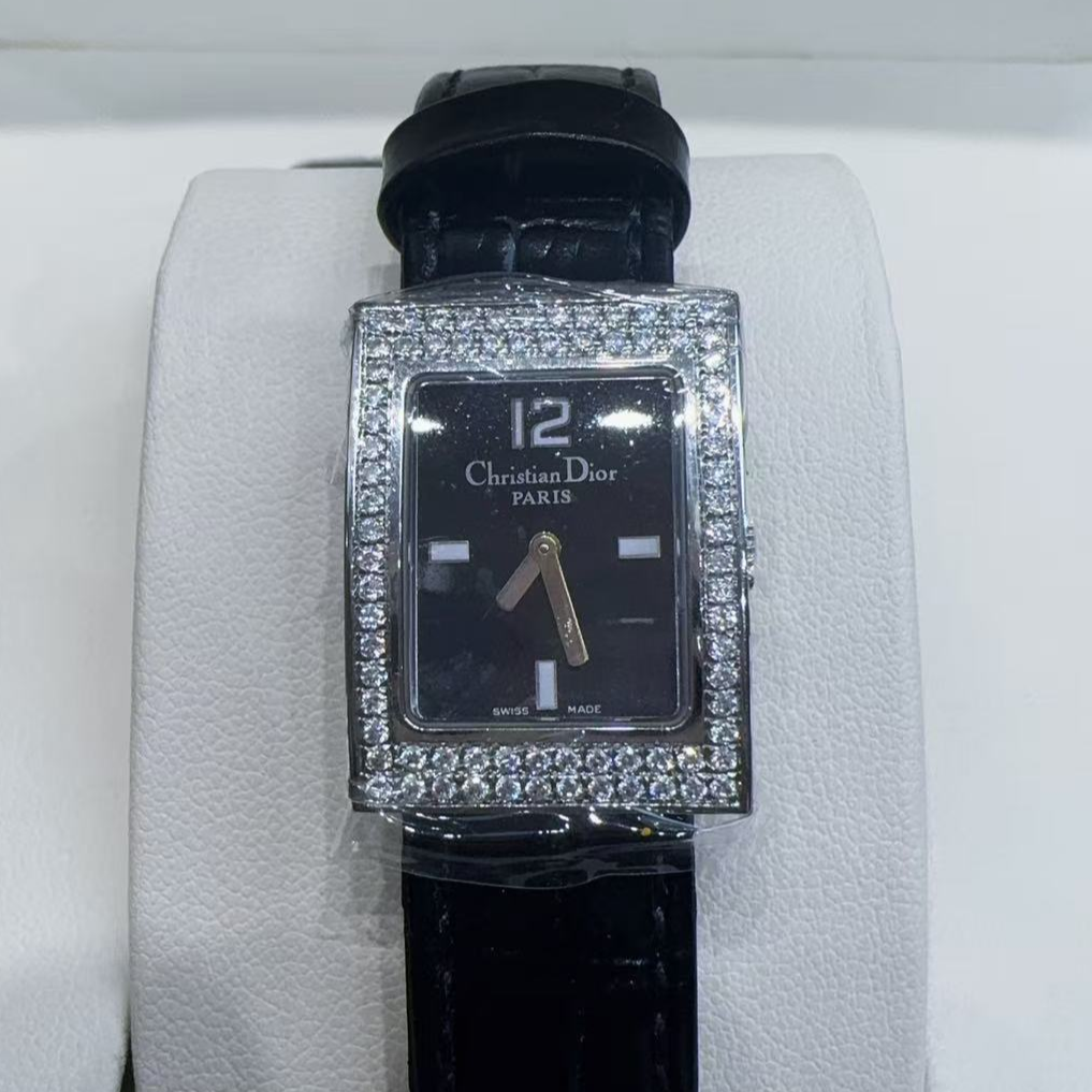 95新 DIOR/迪奥 石英表后钻盘19x25.5带14/256100111