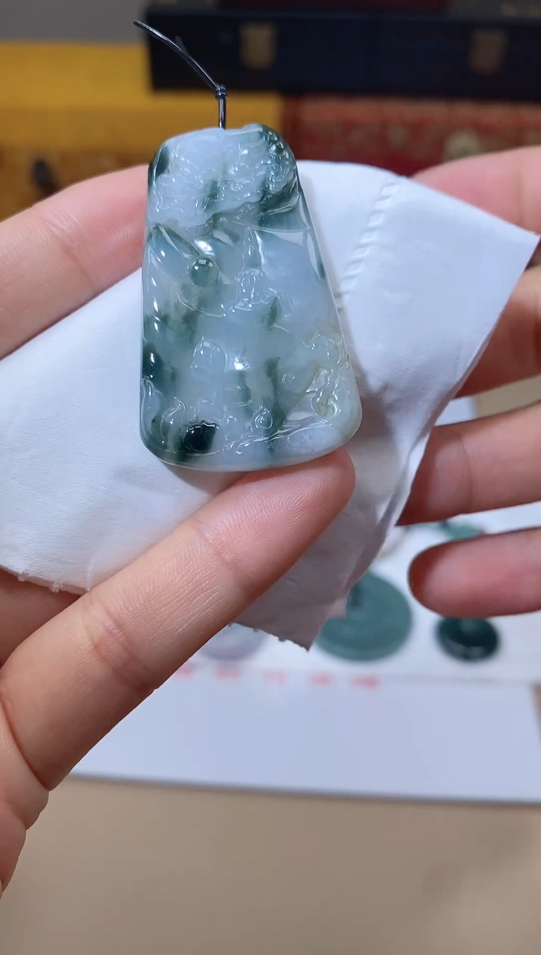 【闪购商品】翡翠颈饰未镶嵌天然A货翡翠