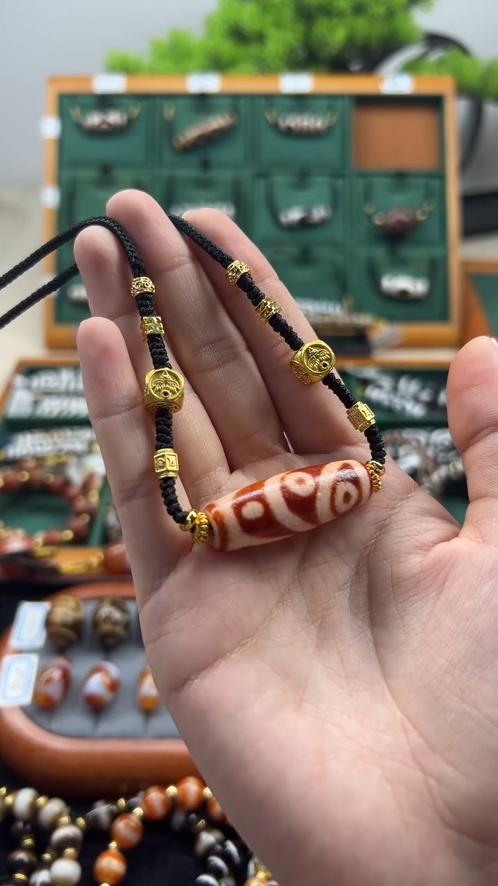 玛瑙/玉髓（覆膜）颈饰合金62.（微瑕随机发货）