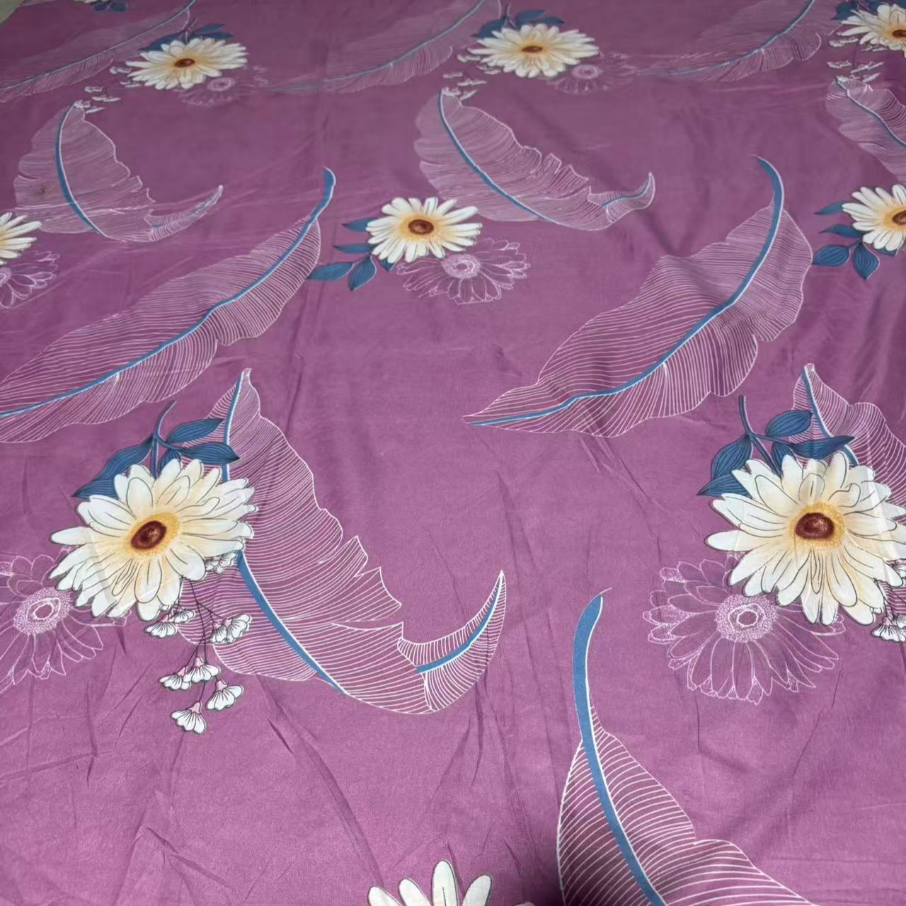 (粉丝专属）1.5*2.3紫色小花小布头