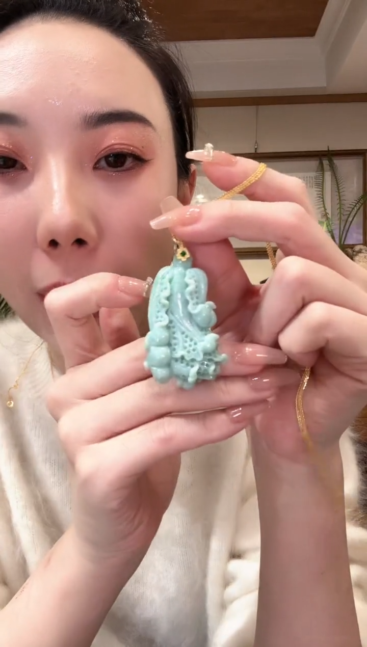 【闪购商品】翡翠颈饰未镶嵌国风