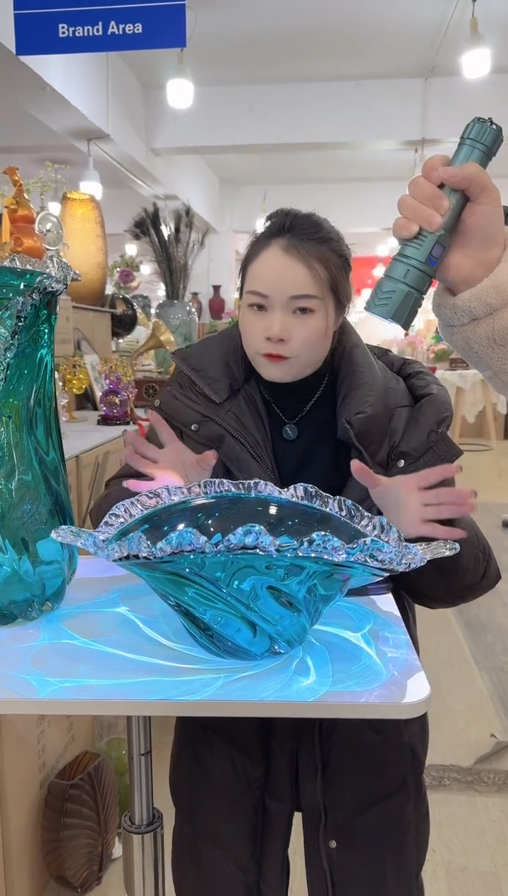【闪购商品】琉璃迪喜花器-a-早